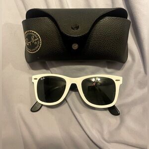 White RayBan Wayfarers